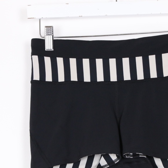 Lululemon Striped Spandex Shorts - Picture 2 of 5
